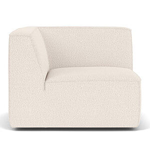Dane 1 Seater Center Couch, Danny Dusty Blue