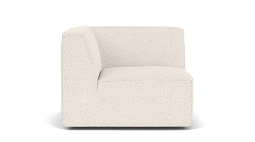 Dane Corner Couch Left, Maya Cream