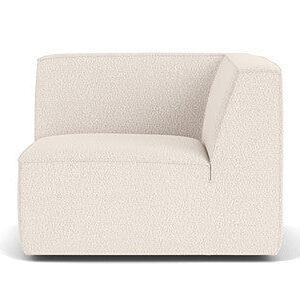 Dane 1 Seater Center Couch, Danny Dusty Blue