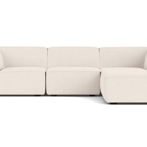 Dane 3 Seater Chaise Right, Maya Cream