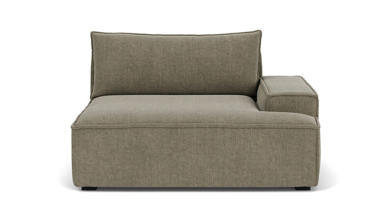Daphne, Module Couch, Arm Right, Free Sage