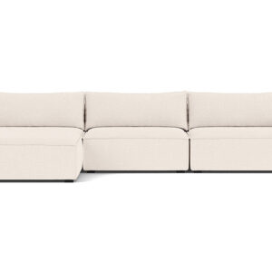 Daphne 3 Seater Chaise Left, Maya Cream