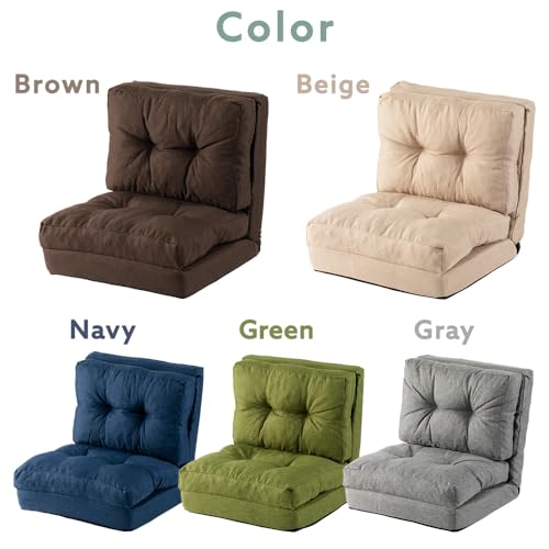 Iris Plaza CG-4A-60 Multi-Use Sofa Bed. 3-Way. Width 23.6 inches (60 cm). 14 Levels of Reclining. 1 Seat. Sofa. Foldable. Width 23.6 x Depth 26.0 - Height Approx. 4.7-40.7 inches (60 x 66-205 x 12