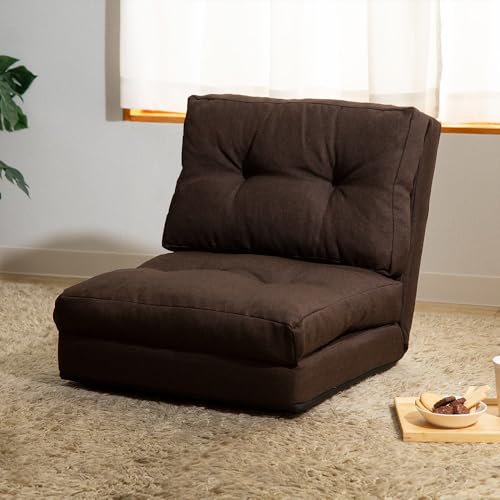 Iris Plaza CG-4A-60 Multi-Use Sofa Bed. 3-Way. Width 23.6 inches (60 cm). 14 Levels of Reclining. 1 Seat. Sofa. Foldable. Width 23.6 x Depth 26.0 - Height Approx. 4.7-40.7 inches (60 x 66-205 x 12