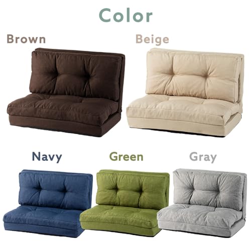 Iris Plaza CG-4A-90 Multi-Use Sofa Bed. 3-Way Width. 35.4 inches (90 cm). 14 Levels of Reclining. Seat. 1 Seat. Sofa. Foldable. Width 35.4 x Depth 26.0-80.7 x Height 4.7-4.0 inches (90 x 66-205