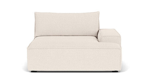 Daphne, 1 Seater Couch Arm Right, Maya Cream