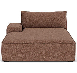 Daphne, Module Couch, Chaiselong Arm Left, Free Sage