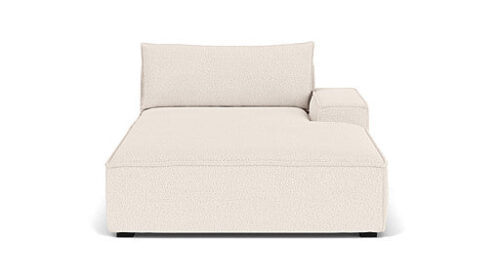 Daphne, Chaiselong Couch Arm Right, Maya Cream